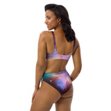 M82 Galaxy Lost in Space Edition Double-Layer Recycled high-waisted bikini Swimsuit