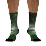 Orion Nebula Green Edition Socks