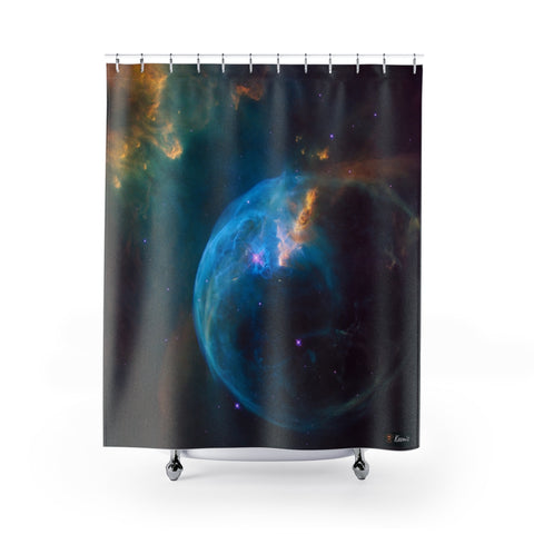 Bubble Nebula Novelty Shower Curtain