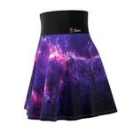 Crab Nebula Purple Edition Kozmic Skater Skirt