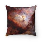 Carina Nebula Novelty Print Square Pillow