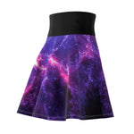 Crab Nebula Purple Edition Kozmic Skater Skirt