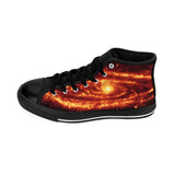 Andromeda Galaxy Dark Edition Men's High-top Sneakers