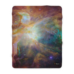 Orion Nebula Sherpa Fleece Blanket