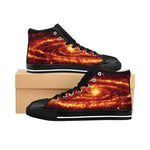 Andromeda Galaxy Dark Edition Men's High-top Sneakers