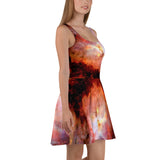 Carina Nebula Red Edition Kozmic Skater Dress